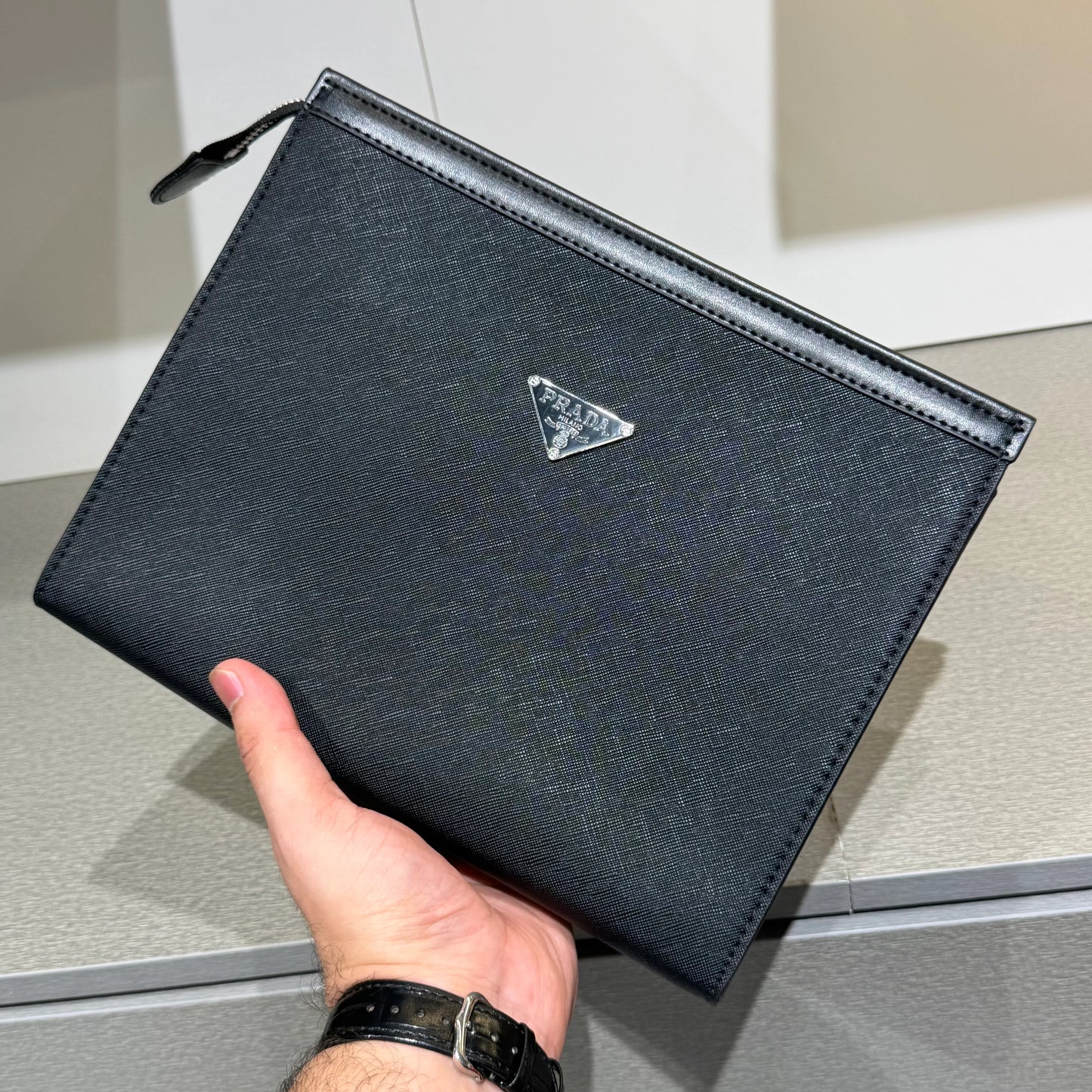 Trendy pouch premium Bag with box